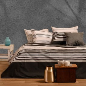 Σεντόνια Arion (Σετ 4τμχ) Grey Melinen King Size 260x270cm Βαμβάκι-Πολυέστερ