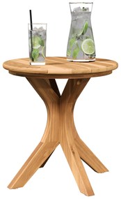 vidaXL Τραπέζι Κήπου Ø40x41 εκ. Μασίφ ξύλο teak