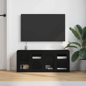 vidaXL Ντουλάπι TV ELST 100 x 35 x 40 εκ Μαύρο Επεξεργασμένο ξύλο