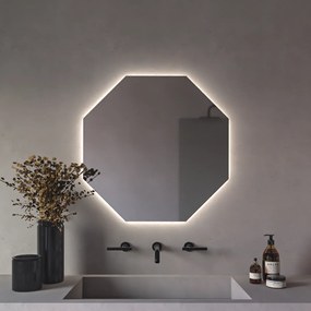 Octagon 70x70 - Καθρέπτης μπάνιου Led - Χωρίς On/Off