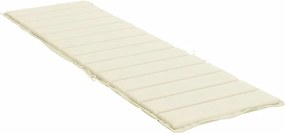 vidaXL Μαξιλάρια ξαπλώστρας Ύφασμα Oxford (100% πολυεστέρας) Κρεμ