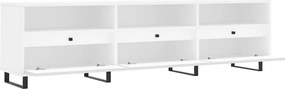 vidaXL Έπιπλο Τηλεόρασης Λευκό 150x30x44,5 εκ. Επεξεργασμένο Ξύλο
