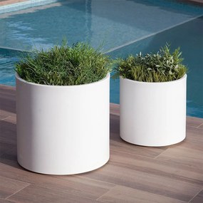 Κασπώ Hortensia 30 JDNHOR030BXNW Φ30x30cm 18lt White New Garden Πολυαιθυλένιο