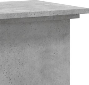 vidaXL Βάσεις Φυτών Γκρι Σκυρ. 33x33x60 εκ. Επεξεργασμένο Ξύλο
