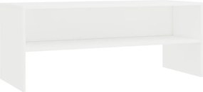 vidaXL Έπιπλο Τηλεόρασης Λευκό 100 x 40 x 40 εκ. από Επεξ. Ξύλο
