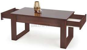 Noon Τραπεζάκι Σαλονιού με Συρτάρια Καρυδιά 110x60x52