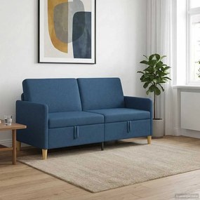 vidaXL Καναπές με Αποθήκευση Μπλε 172 x 78 x 87 εκ Πολυεστέρας