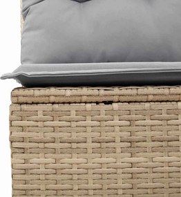 vidaXL Σετ Καναπέ Κήπου 13 pcs Μπεζ συνθετικό ρατάν