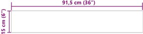 vidaXL Αυτοκόλλητη Πλάκα Δαπέδου Ανθρακί 4,46 τ.μ. 32 τεμ. PVC