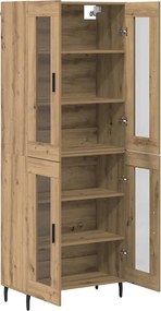vidaXL Highboard 2 pcs Artisan Oak 69,5 x 34 x 180 εκ.