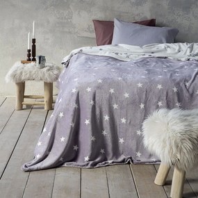 Κουβέρτα Stilla Grey Nima Υπέρδιπλo 150x220cm Polyester