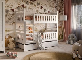 MONIKA 80x160 white bunk bed Lano Furniture