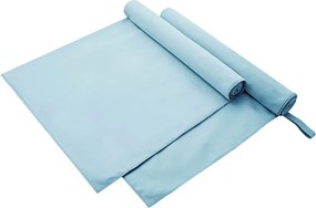 vidaXL Αθλητικές Πετσέτες 2 pcs Μπλε 180 x 90 cm