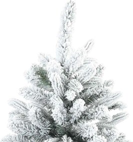 vidaXL Τεχνητό Χριστουγεννιάτικο Δέντρο Λευκό 120 cm ΠΕ και PVC