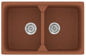 Sanitec Classic 318 Granite Terracotta Νεροχύτης