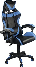 BF7850 Gaming Πολυθρόνα Γραφείου Διευθυντή Pu Μαύρο - Μπλε   1τμχ