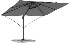 vidaXL Ομπρέλα ηλίου Ανθρακί 351 x 250 x 260 εκ