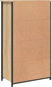 vidaXL Ντουλάπι Sonoma Δρυς 62 x 32 x 106,5 εκ.από Επεξεργασμένο Ξύλο