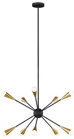 Πολυέλαιος Κρεμαστό Φωτιστικό  10xG9  Jax Elstead Lighting FE-JAX10-MB Μαύρο