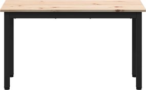vidaXL παγκάκι Φυσικό 80 x 35 x 45 cm Στερεά ξυλεία πεύκου