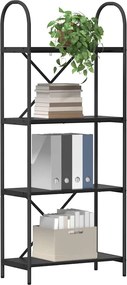vidaXL Ράφι Βιβλίων 4 επιπέδων 60 x 30 x 146 εκ Επεξεργασμένο ξύλο