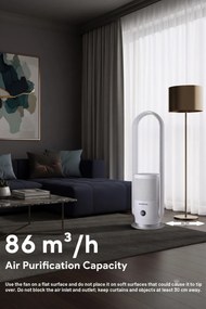 Air Purifier/Ανεμιστήρας Kumtel HBAP-01 Λευκό 24W
