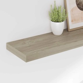 vidaXL Ράφι Τοίχου Χρώμα Δρυός 80x23,5x3,8 εκ. MDF