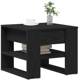 vidaXL Μαύρο Τραπέζι του Καφέ 55.5x55x45 εκ Φτιαγμένο από Επεξεργασμένο Ξύλο