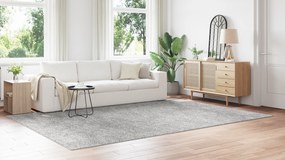 vidaXL Χαλιά shaggy  με λατέξ από κάτω Γκρι 240x340 εκ.
