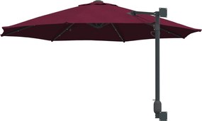 vidaXL Ομπρέλα Κήπου Βεραμάν Κόκκινο 248 x 248 x 148 εκ.