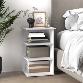 vidaXL Βοηθητικό Ντουλάπι Λευκό 35 x 35 x 55 εκ. από Επεξ. Ξύλο