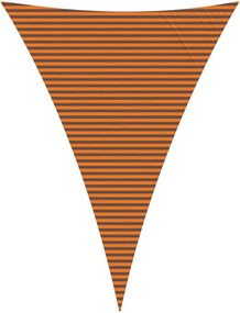 vidaXL Πανί σκιάς Πορτοκαλί και Καφέ 5 x 7 x 7 m