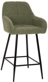 ΣΚΑΜΠΟ ΜΕΣ. ΥΨΟΥΣ STRIKE HM8592.03 ΥΦΑΣΜΑ TEDDY ΦΙΣΤΙΚΙ-ΜΑΥΡΑ ΠΟΔΙΑ 50x50x94,5Υεκ.