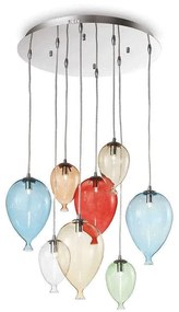 Φωτιστικό Οροφής Clown 100944 50x40/103cm 8xG9 28W Multi Ideal Lux