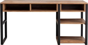 Γραφείο Καρυδί / Μαύρο DASE 150x58.4x75.8