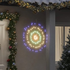 vidaXL Φωτάκια Χριστουγεννιάτικα 4 Τεμ. 140 LED Πολύχρωμα 17 εκ.