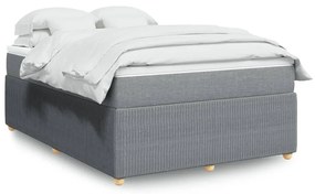 Κρεβάτι Boxspring με Στρώμα Αν. Πράσινο 160x200εκ Υφασμάτινο