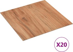 vidaXL Αυτοκόλλητα Πλάκες Δαπέδου 30,5 x 30,5 εκ 20 pcs PVC