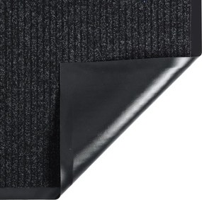 vidaXL Πατάκι Εισόδου Ριγέ Ανθρακί 60 x 80 εκ.