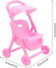 Παιδικό καροτσάκι mini με κούκλα - 0812-152 - 917428