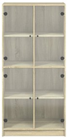 vidaXL Ντουλάπα με Πόρτες 68x37x142 εκ. Επεξεργασμένο Ξύλο