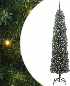 vidaXL Τεχνητό Χριστουγεννιάτικο Δέντρο με 300 LED Πράσινο 210 cm