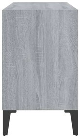 vidaXL Έπιπλο Τηλεόρασης Γκρι Sonoma 69,5x30x50 εκ. με Μεταλλικά Πόδια