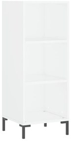 vidaXL Ντουλάπι Λευκό 34,5x32,5x90 εκ. Επεξεργασμένο Ξύλο