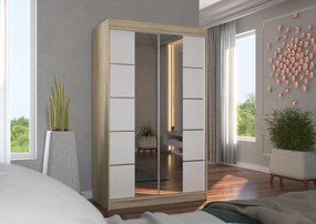 Ντουλάπα Spezia 120 συρόμενη-Drus-Leuko