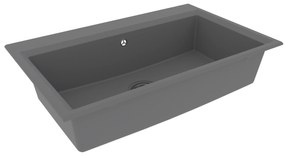 vidaXL νεροχύτης κουζίνας  Γκρι 790x500x193 εκ Γρανίτης