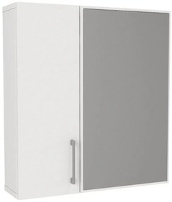 Καθρέπτης μπάνιου Ditto Μegapap χρώμα λευκό 59,6x16,4x64,8εκ.