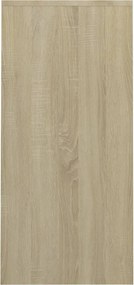 vidaXL Γραφείο Notebook Sonoma Oak 102,5 x 35 x 75 εκ. από Επεξ. Ξύλο