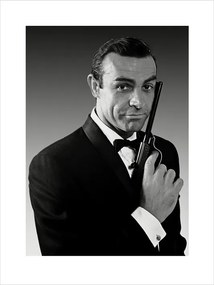 Εκτύπωση έργου τέχνης James Bond 007 - Connery, (60 x 80 cm)