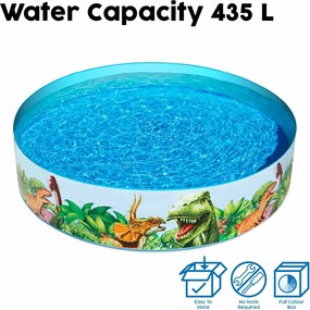 Παιδική πισίνα Bestway Δεινόσαυροι 183 x 38 cm
